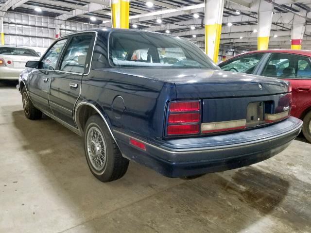 1G3AL54N9N6422416 - 1992 OLDSMOBILE CUTLASS CI 蓝色 照片 3