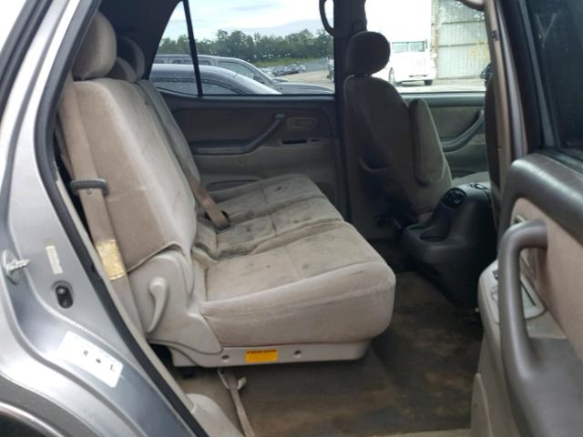 5TDZT34A62S098017 - 2002 TOYOTA SEQUOIA SR SILVER photo 6