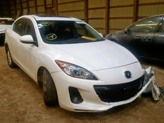 JM1BL1V77D1846234 - 2013 MAZDA 3 I WHITE photo 1