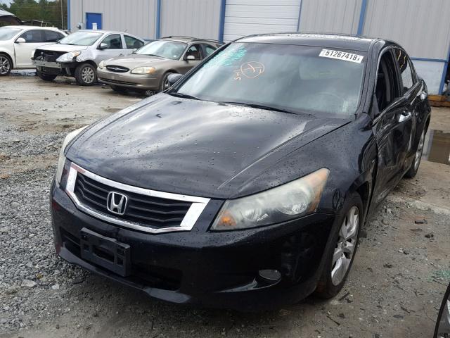 5KBCP3F88AB006978 - 2010 HONDA ACCORD EXL BLACK photo 2