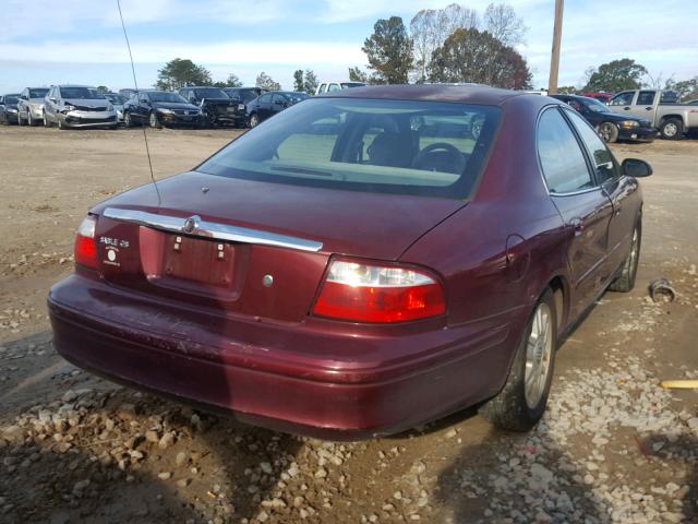 1MEFM50285A605171 - 2005 MERCURY SABLE GS BURGUNDY photo 4