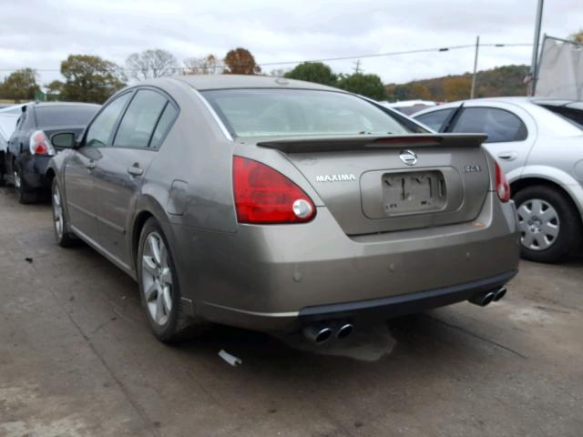 1N4BA41E37C849643 - 2007 NISSAN MAXIMA SE TAN photo 3