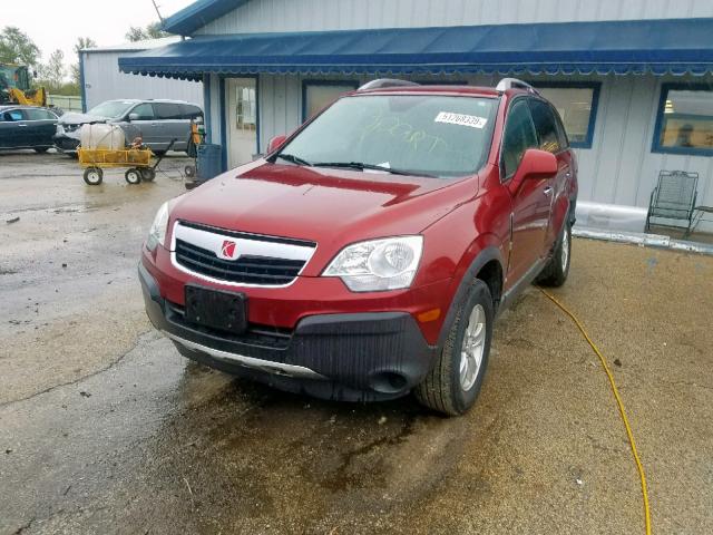 3GSCL33P18S663200 - 2008 SATURN VUE XE MAROON photo 2