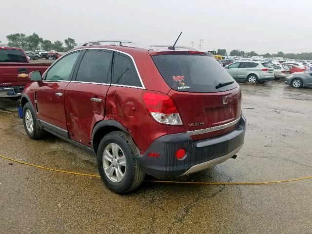 3GSCL33P18S663200 - 2008 SATURN VUE XE MAROON photo 3