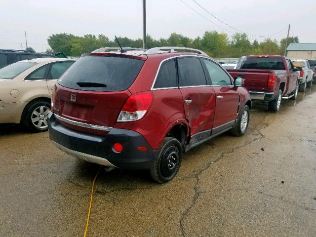 3GSCL33P18S663200 - 2008 SATURN VUE XE MAROON photo 4