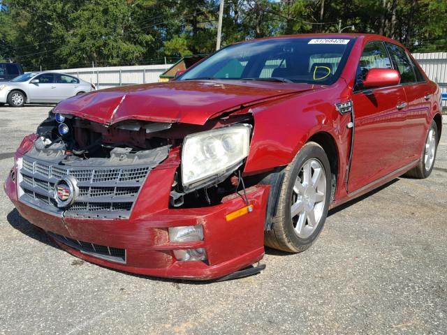 1G6DW67V190112858 - 2009 CADILLAC STS RED photo 2