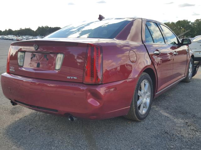 1G6DW67V190112858 - 2009 CADILLAC STS RED photo 4