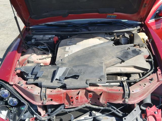 1G6DW67V190112858 - 2009 CADILLAC STS RED photo 7