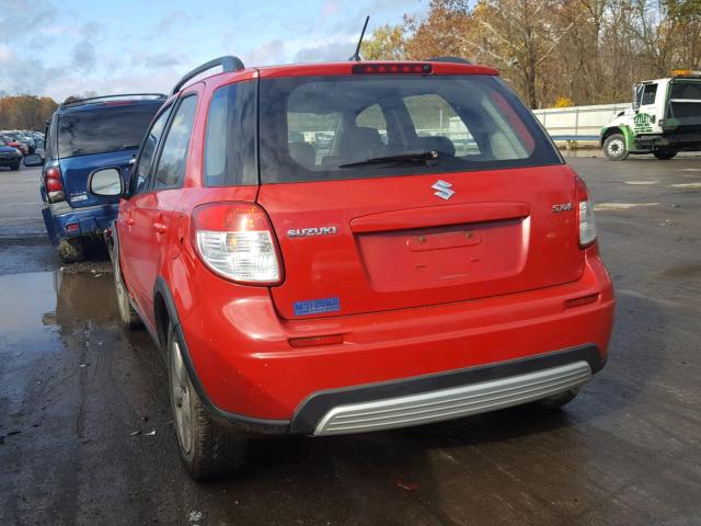 JS2YB413275108409 - 2007 SUZUKI SX4 RED photo 3