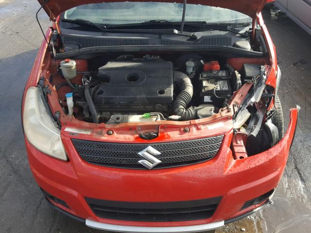 JS2YB413275108409 - 2007 SUZUKI SX4 RED photo 7