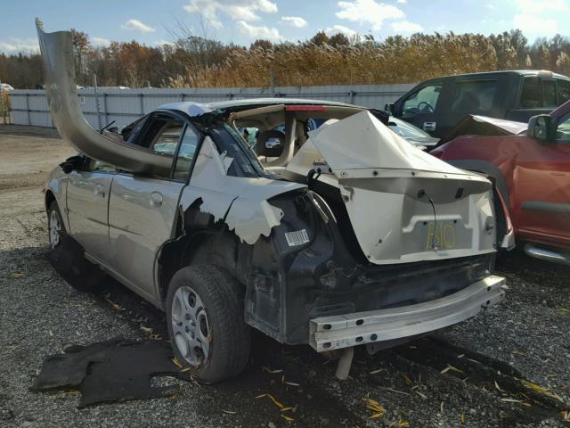 1G8AJ52F13Z144652 - 2003 SATURN ION LEVEL BEIGE photo 3