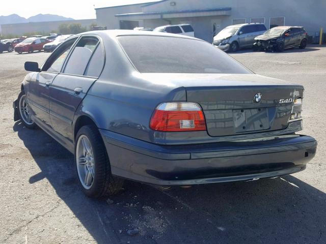 WBADN53481GC97154 - 2001 BMW 540 I GRAY photo 3