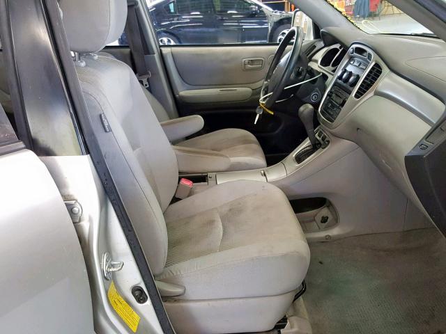 JTEDW21A660004092 - 2006 TOYOTA HIGHLANDER SILVER photo 5