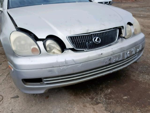 JT8BD68SXY0085557 - 2000 LEXUS GS 300 SILVER photo 9