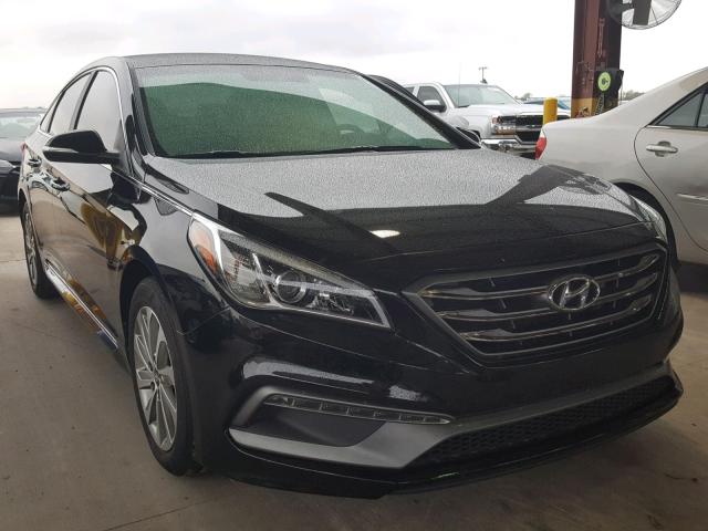 5NPE34AF1HH506653 - 2017 HYUNDAI SONATA SPO BLACK photo 1