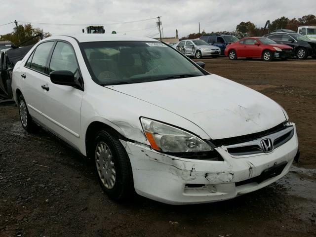 1HGCM56197A127768 - 2007 HONDA ACCORD VAL WHITE photo 1