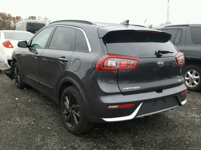 KNDCC3LC8J5160661 - 2018 KIA NIRO EX GRAY photo 3