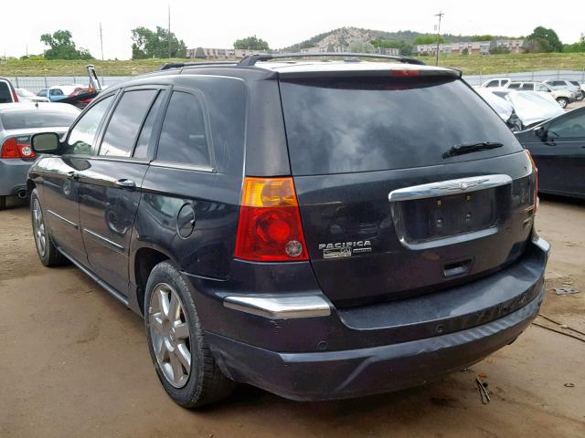 2A8GF78496R619782 - 2006 CHRYSLER PACIFICA L BLACK photo 3