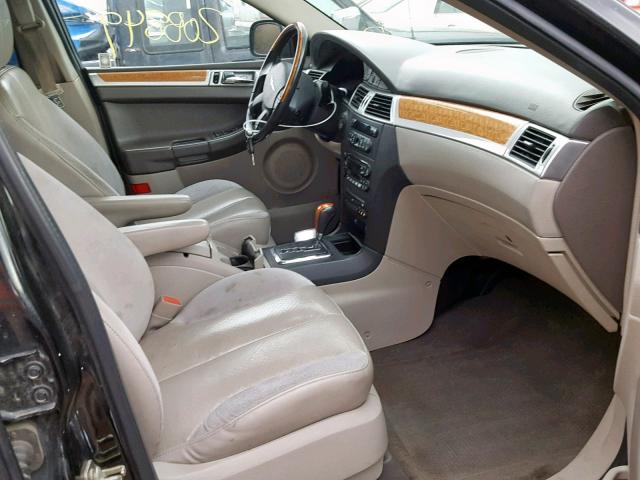 2A8GF78496R619782 - 2006 CHRYSLER PACIFICA L BLACK photo 5