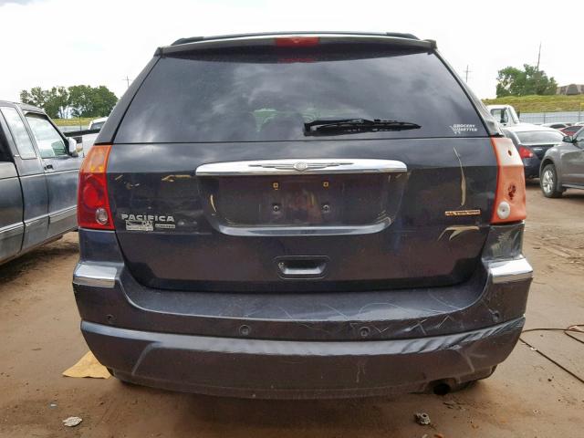 2A8GF78496R619782 - 2006 CHRYSLER PACIFICA L BLACK photo 9