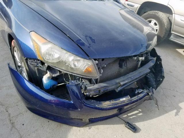 1HGCP3F8XCA024765 - 2012 HONDA ACCORD EXL BLUE photo 9