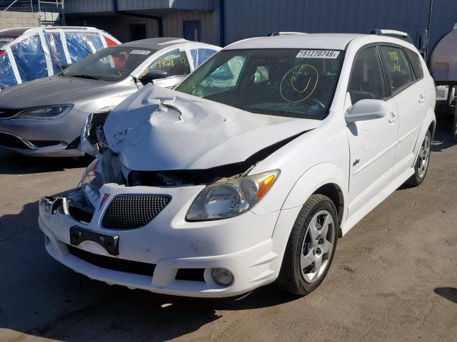 5Y2SL65896Z408874 - 2006 PONTIAC VIBE WHITE photo 2