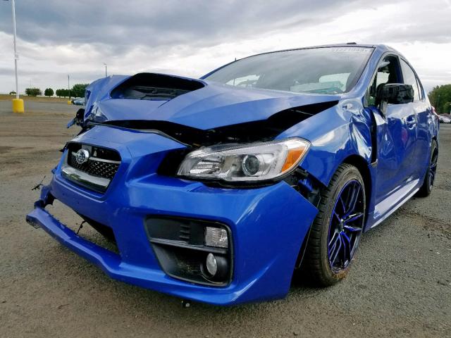 JF1VA1E61H9813950 - 2017 SUBARU WRX PREMIU BLUE photo 2