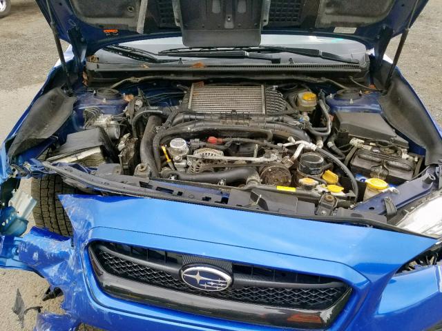 JF1VA1E61H9813950 - 2017 SUBARU WRX PREMIU BLUE photo 7