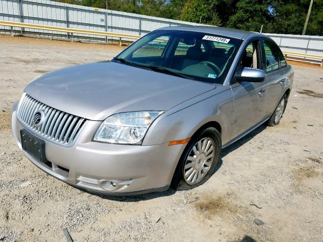 1MEHM40W58G624090 - 2008 MERCURY SABLE LUXU SILVER photo 2