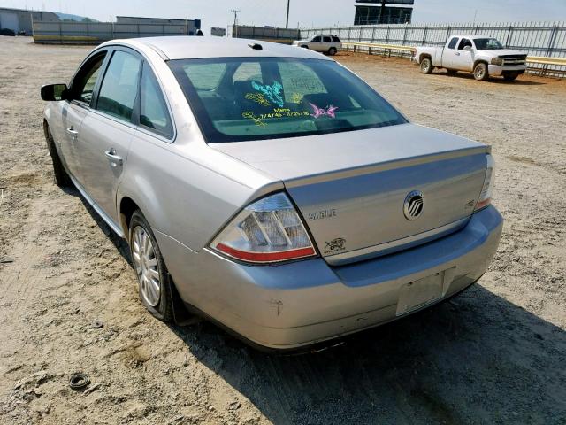 1MEHM40W58G624090 - 2008 MERCURY SABLE LUXU SILVER photo 3