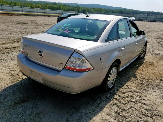 1MEHM40W58G624090 - 2008 MERCURY SABLE LUXU SILVER photo 4