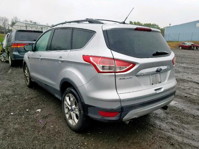 1FMCU9HX3DUB76669 - 2013 FORD ESCAPE SEL SILVER photo 3