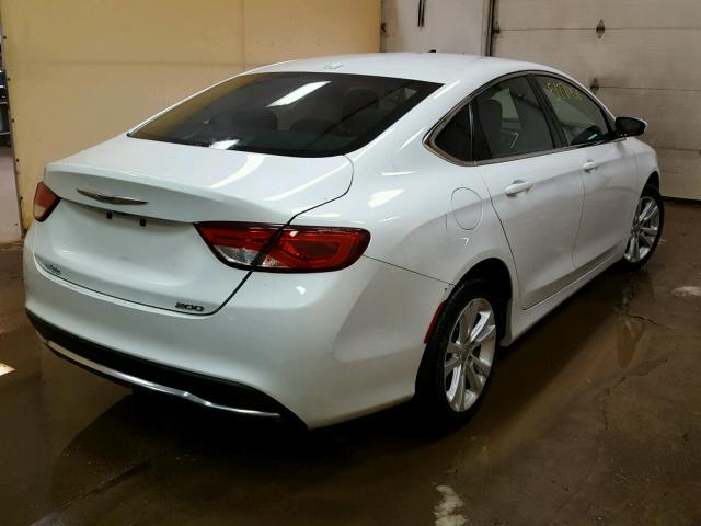 1C3CCCAB9FN641332 - 2015 CHRYSLER 200 LIMITE WHITE photo 4