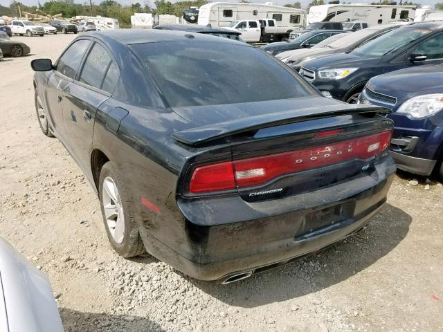 2C3CDXBG7DH594662 - 2013 DODGE CHARGER SE BLACK photo 3