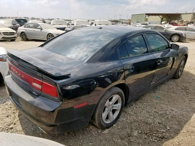 2C3CDXBG7DH594662 - 2013 DODGE CHARGER SE BLACK photo 4