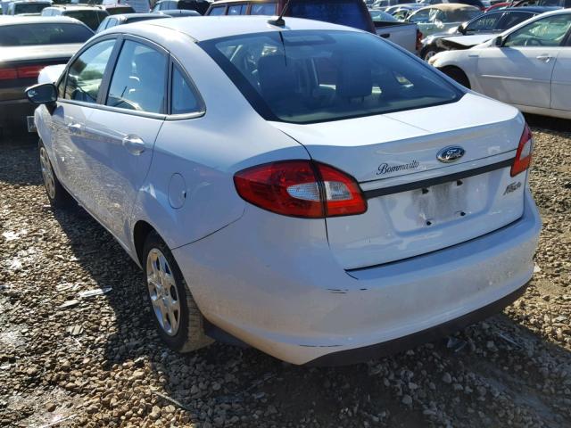 3FADP4AJ1CM221772 - 2012 FORD FIESTA S WHITE photo 3