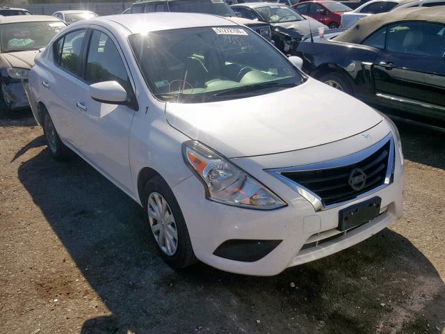 3N1CN7AP1GL807209 - 2016 NISSAN VERSA S WHITE photo 1