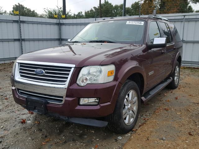 1FMEU65846UA97891 - 2006 FORD EXPLORER L MAROON photo 2