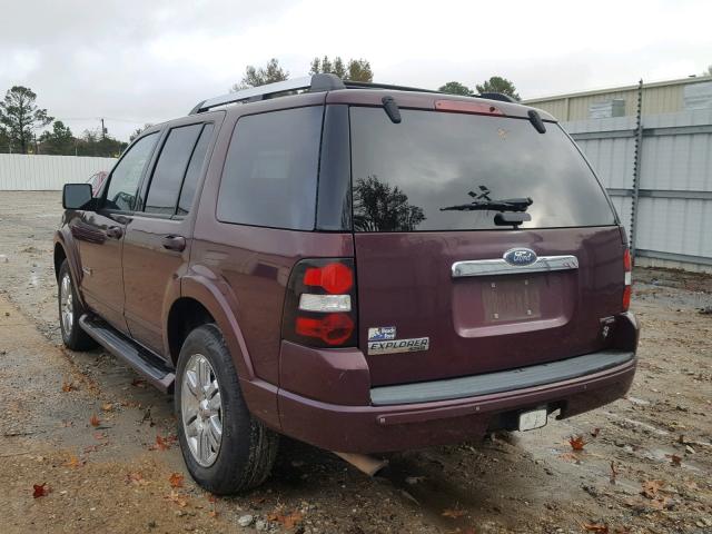 1FMEU65846UA97891 - 2006 FORD EXPLORER L MAROON photo 3