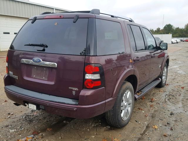 1FMEU65846UA97891 - 2006 FORD EXPLORER L MAROON photo 4