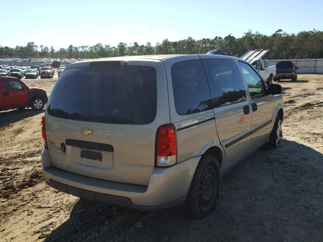 1GNDU23107D132384 - 2007 CHEVROLET UPLANDER L GOLD photo 4