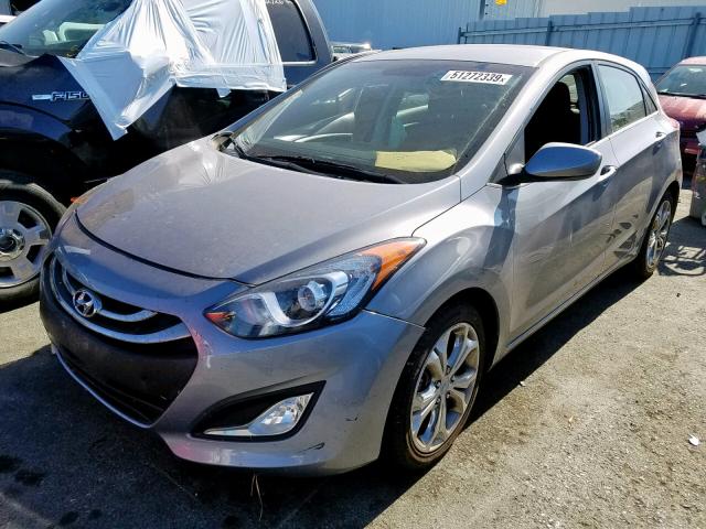 KMHD35LEXDU075246 - 2013 HYUNDAI ELANTRA GT GRAY photo 2