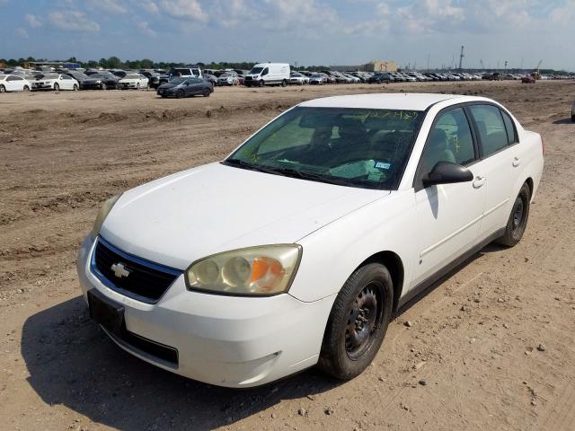 1G1ZS58NX8F112160 - 2008 CHEVROLET MALIBU LS WHITE photo 2