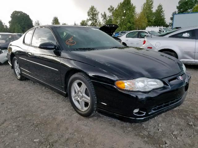2G1WZ151149353584 - 2004 CHEVROLET MONTE CARL 黑色 照片 1