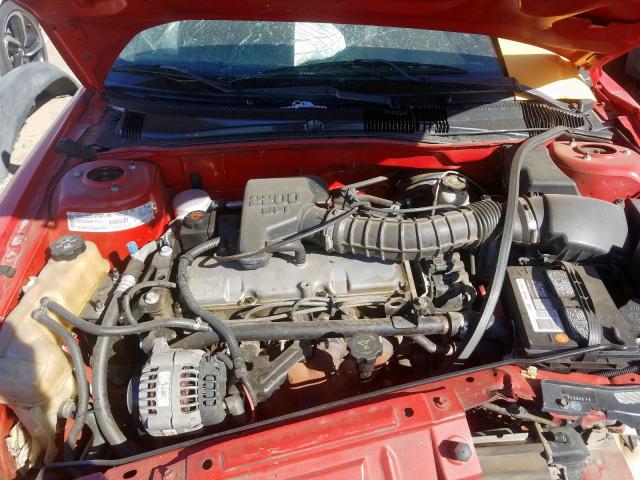 1G1JC1240X7121641 - 1999 CHEVROLET CAVALIER B RED photo 7