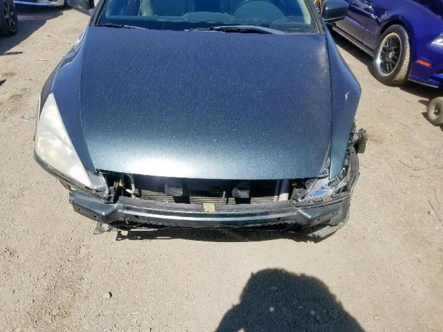 1HGCM82624A001069 - 2004 HONDA ACCORD EX GREEN photo 7