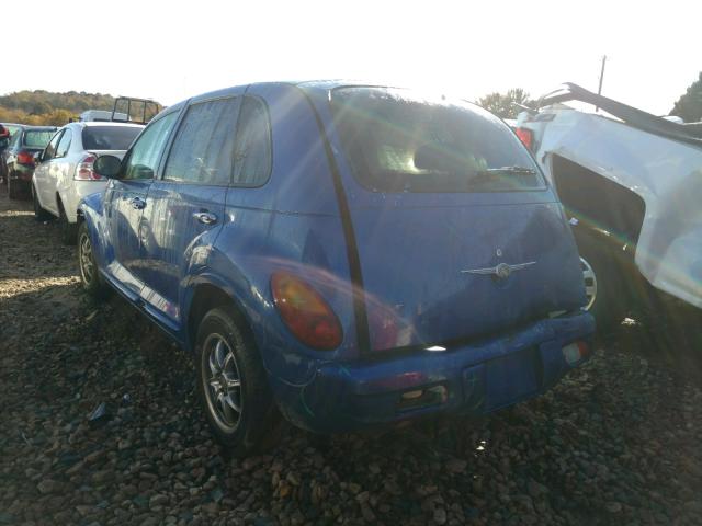 3C4FY58B05T535359 - 2005 CHRYSLER PT CRUISER BLUE photo 3