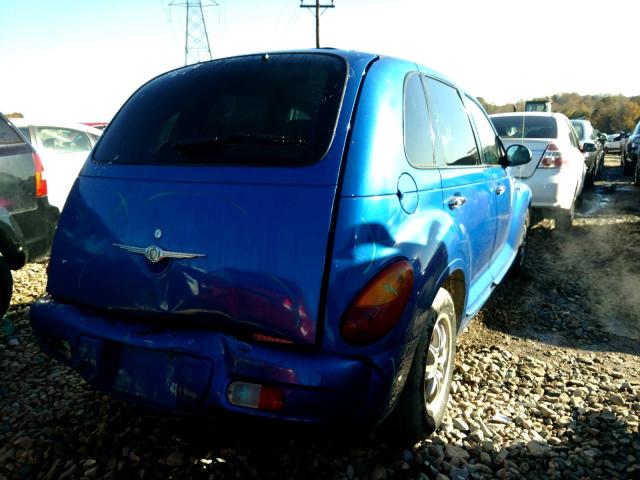 3C4FY58B05T535359 - 2005 CHRYSLER PT CRUISER BLUE photo 4