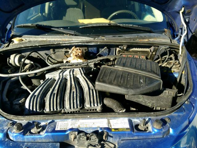 3C4FY58B05T535359 - 2005 CHRYSLER PT CRUISER BLUE photo 7