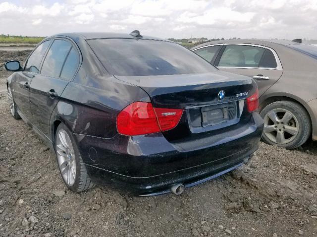 WBAPN7C57BA948647 - 2011 BMW 335 D BLACK photo 3